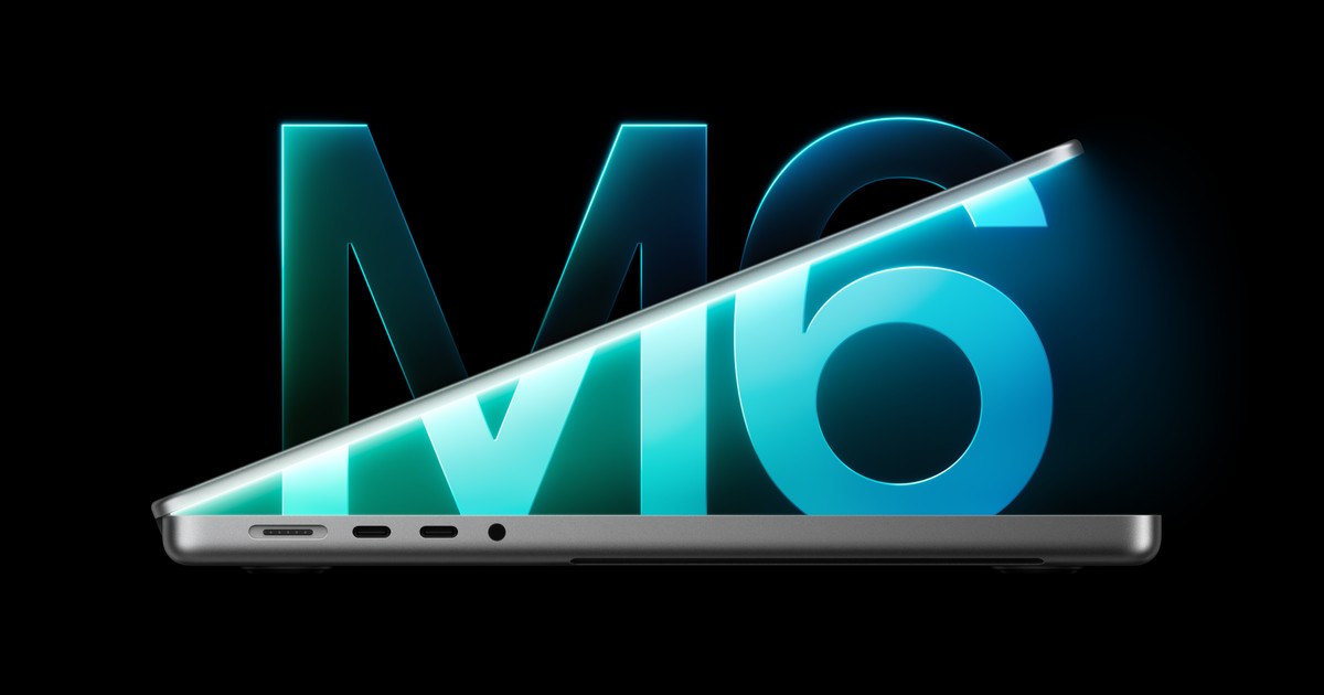 MacBook Pro 14 inci dengan chip M6 dalam foto resmi Apple