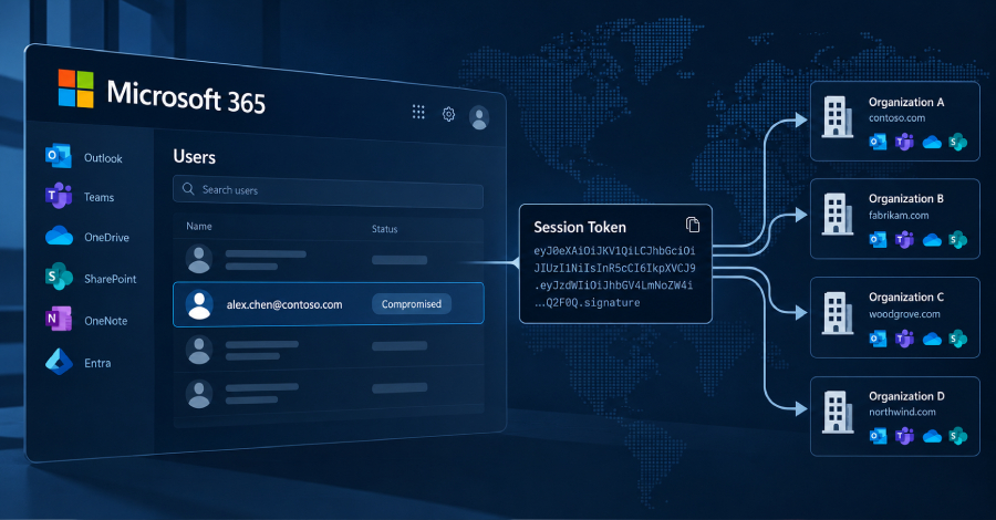 Huntress: Serangan Token Replay Bobol 97 Akun Microsoft 365 di 79 Organisasi Tanpa Mencuri Kata Sandi