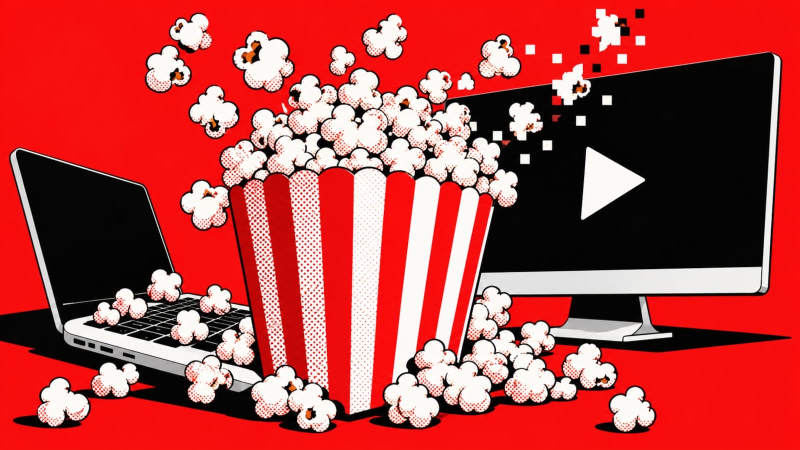 Ilustrasi aplikasi Popcorn Time yang pembaruannya terlantar dan berisiko diambil alih penyerang